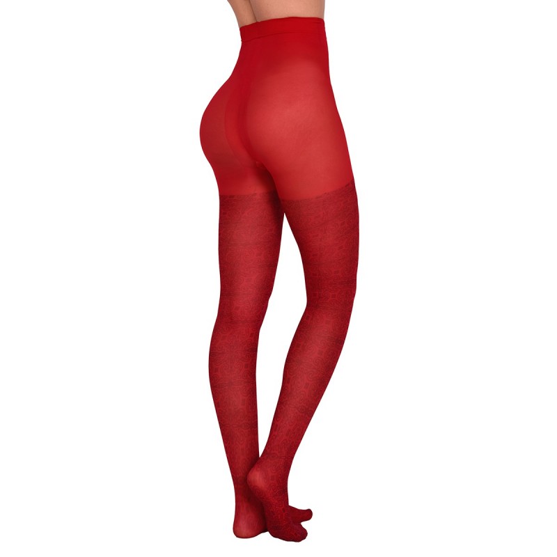 MEDIA PANTALON OPACA SOFT TOUCH CON DISEÑO RITCHI