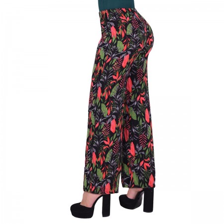 Pantalón Largo Wide Leg Ritchi Mujer Algodón