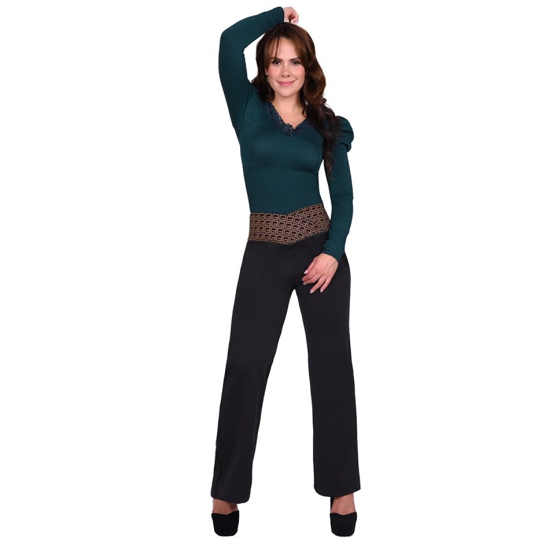 Body Faja Manga Larga Cuello en V Ritchi