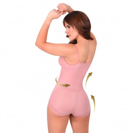 Body Faja Cachetero Ritchi Tipo Verano Encaje Moldeador