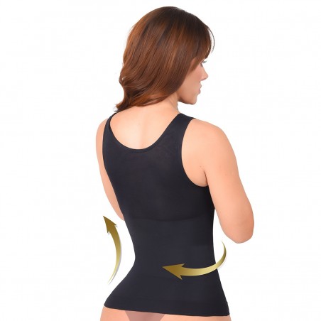 Blusa Control Mujer Sisa Cuello Corazón Slim Casual Ritchi