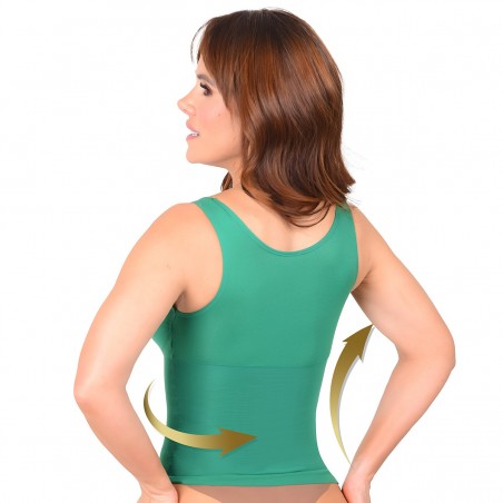 Blusa Control Mujer Sisa Cuello Corazón Slim Casual Ritchi