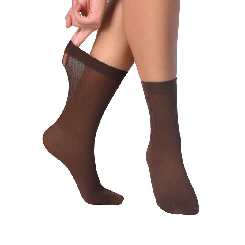 Mini media acanalada