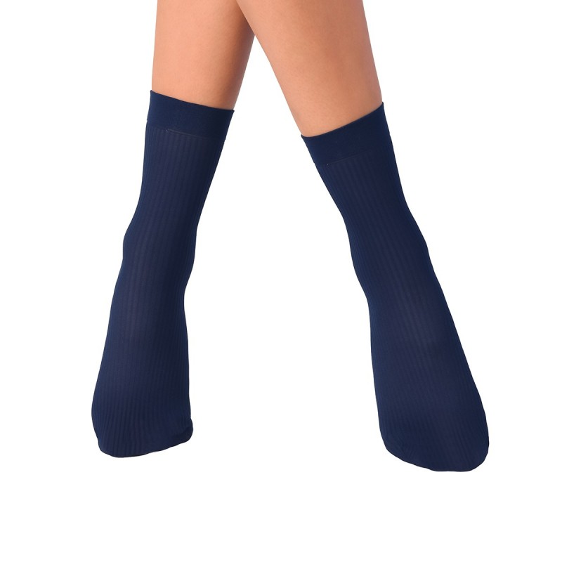 Mini media acanalada