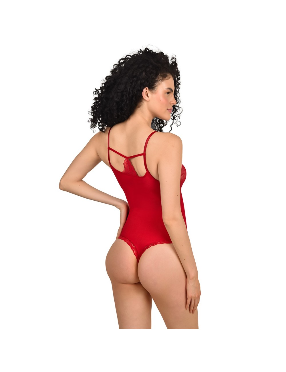 Body Faja Ritchi con Tiras de Encaje Cómodo Versátil