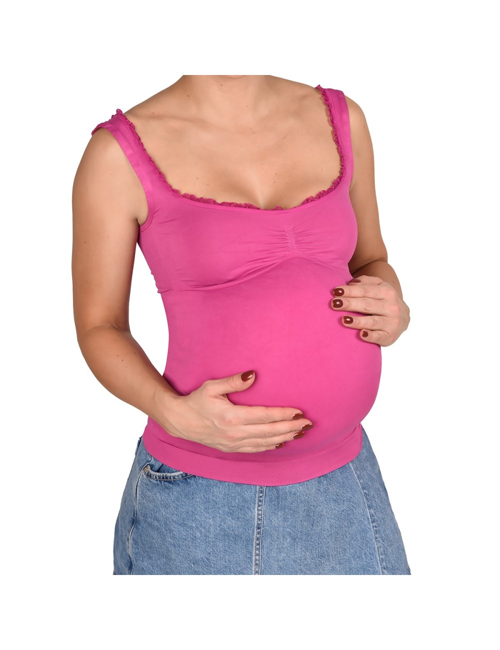 Camiseta Materna Ritchi Cómoda, Elástica Perfecta para Todo el Embarazo