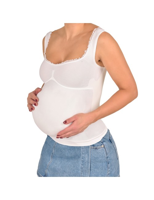 Camiseta Materna Ritchi Cómoda, Elástica Perfecta para Todo el Embarazo