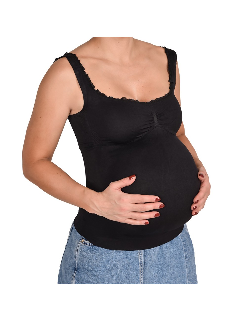 Camiseta Materna Ritchi Cómoda, Elástica Perfecta para Todo el Embarazo