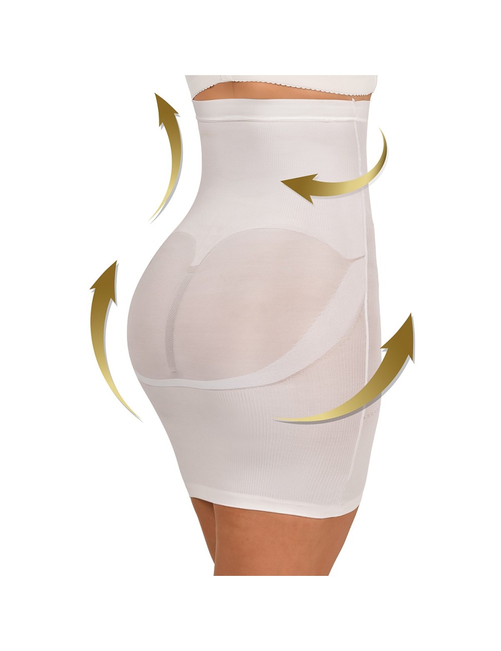 Vestido Faja Interior Levanta Cola con Control Abdomen Moldeador Reductor Ritchi