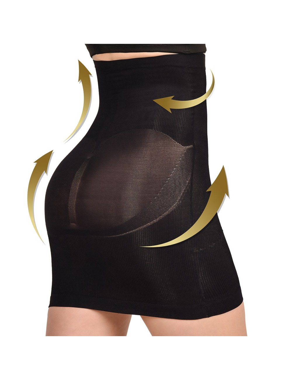 Vestido Faja Interior Levanta Cola con Control Abdomen Moldeador Reductor Ritchi