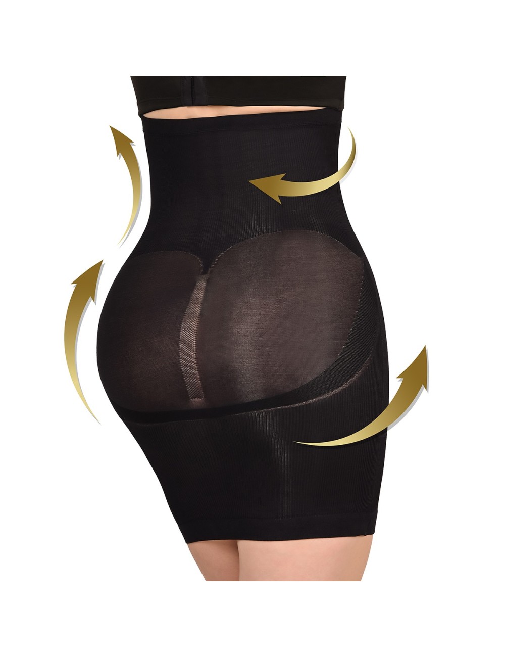 Vestido Faja Interior Levanta Cola con Control Abdomen Moldeador Reductor Ritchi