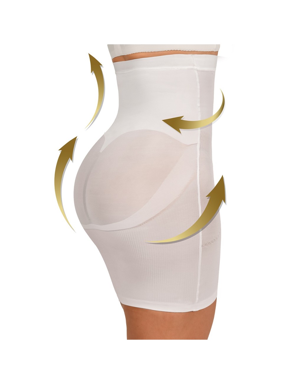 Vestido Faja Interior Levanta Cola con Control Abdomen Moldeador Reductor Ritchi