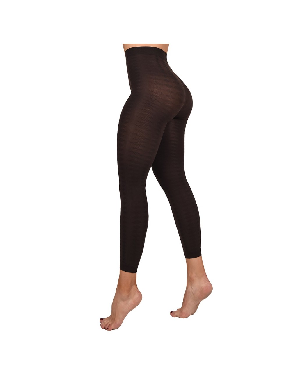 Leggins Ritchi Ajuste Perfecto con Transparencia Media Diseño en Rombos