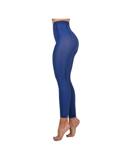 Leggins Ritchi Ajuste Perfecto con Transparencia Media Diseño en Rombos