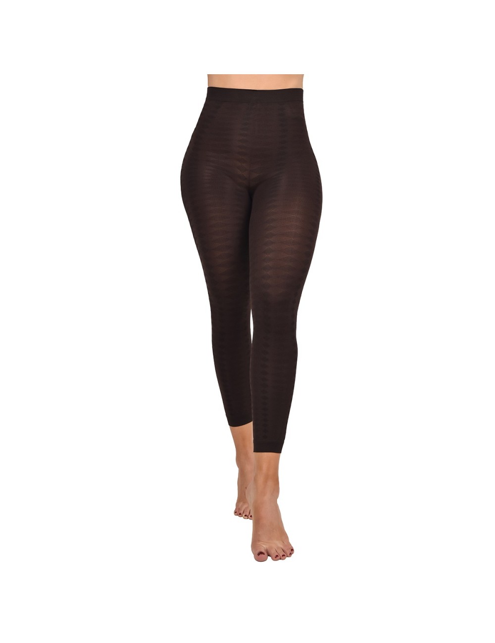 Leggins Ritchi Ajuste Perfecto con Transparencia Media Diseño en Rombos
