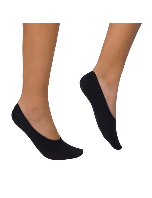 Medias Baleta Mujer Ritchi Textura Suave con Borde de Encaje