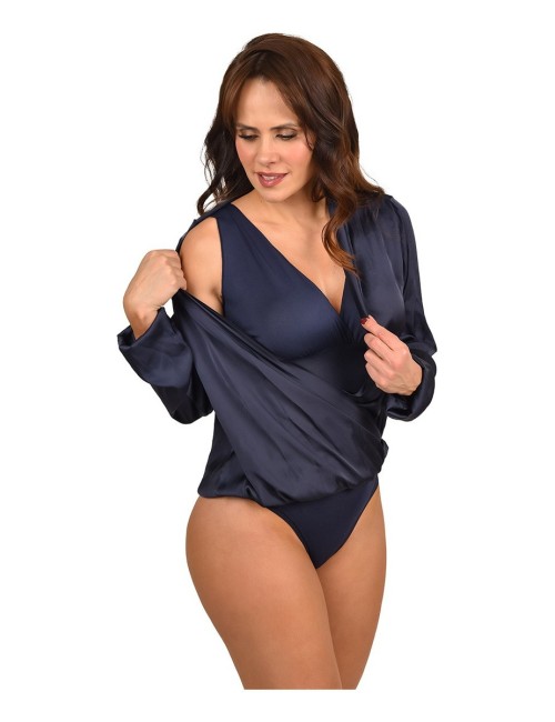 Body Faja Ritchi con Blusa Sobrepuesta Tira Ancha Moldea tu Figura con Comodidad