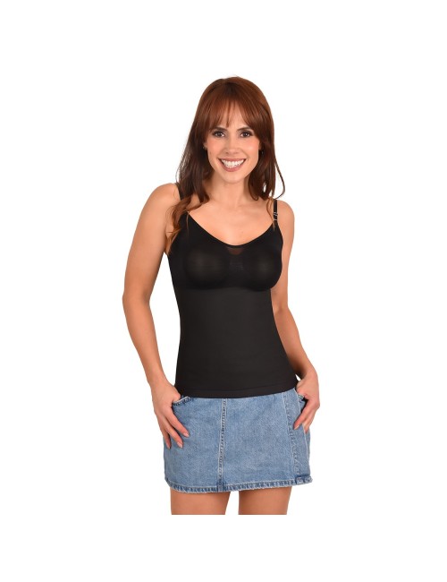 Blusa Control Powernet Ritchi Tiras Removibles Silicona Cintura