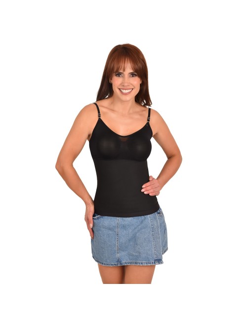 Blusa Control Powernet Ritchi Tiras Removibles Silicona Cintura