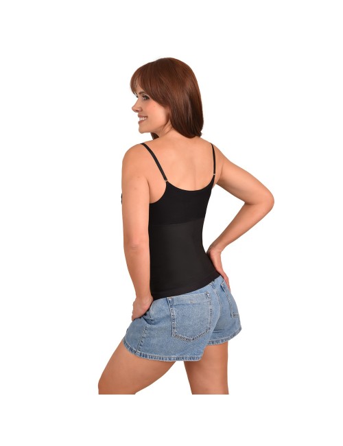 Blusa Control Powernet Ritchi Tiras Removibles Silicona Cintura