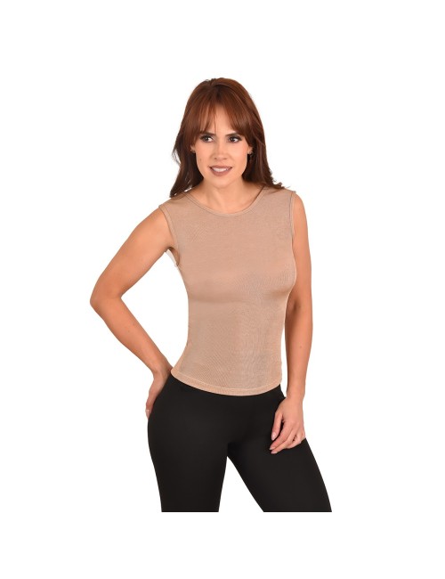 Blusa Casual Manga Sisa Escote Redondo Ritchi Cómoda