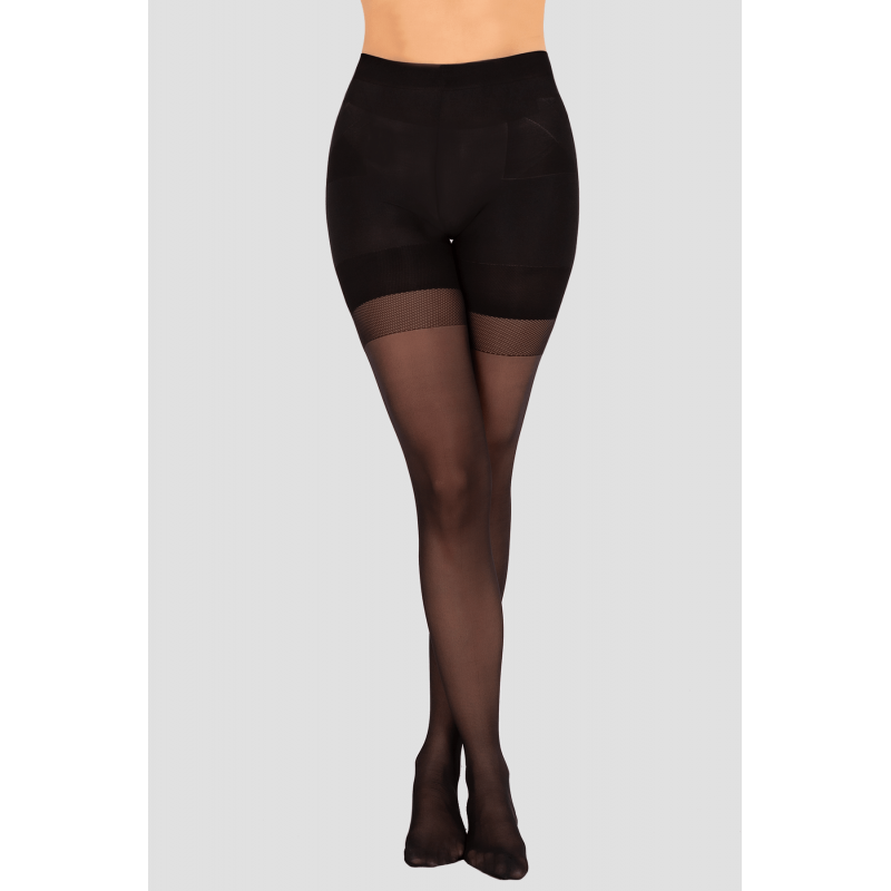 Media Velada Levanta Cola con Realce Natural