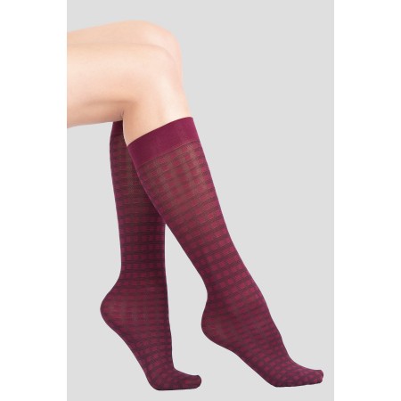 Media Velada Corta Calceta Diseño Ladrillos Ritchi