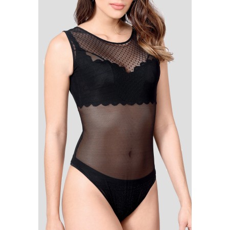Body Ritchi Mujer Diseño Con Transparencia Control Blonda