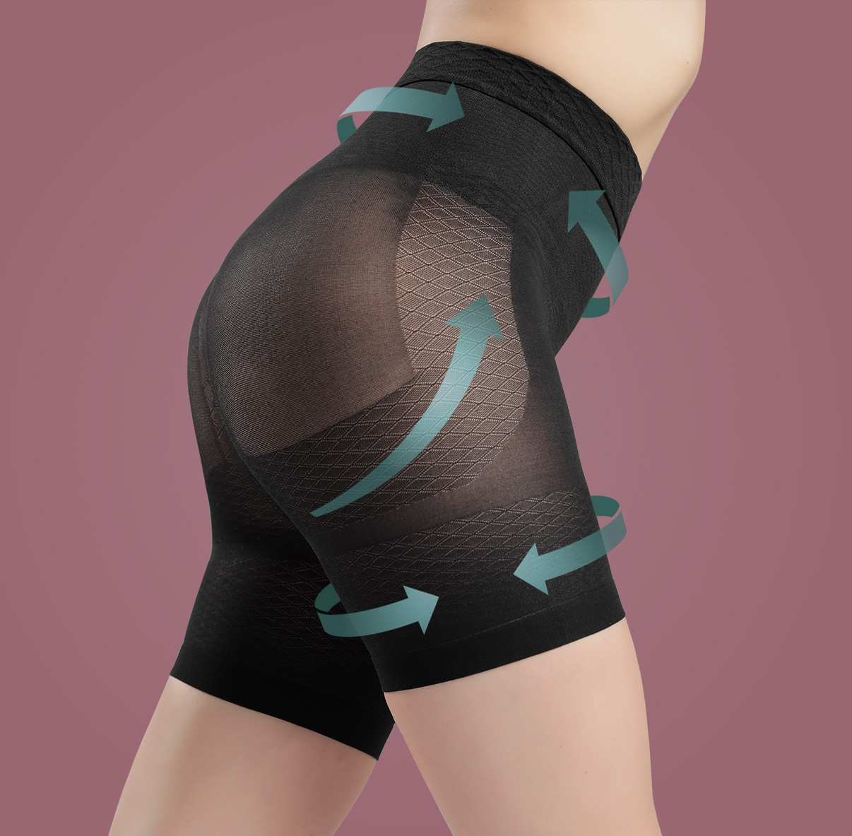 Faja Corsé Moldeadora de abdomen con compresión, cintura alta y  pantaloncillo con encaje invisible (FAJA COLOMBIANA) XL/XXL, Moda de Mujer